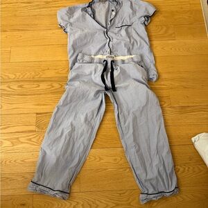 J. Crew Light Blue Pajama Set